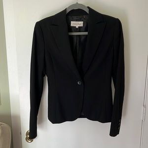 Calvin Klein black blazer sz 2